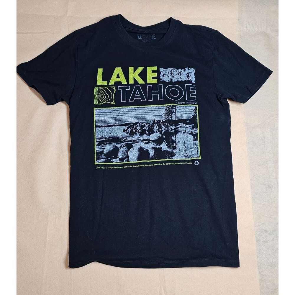 Vintage Style Lake Tahoe Coordinate Graphic Tee